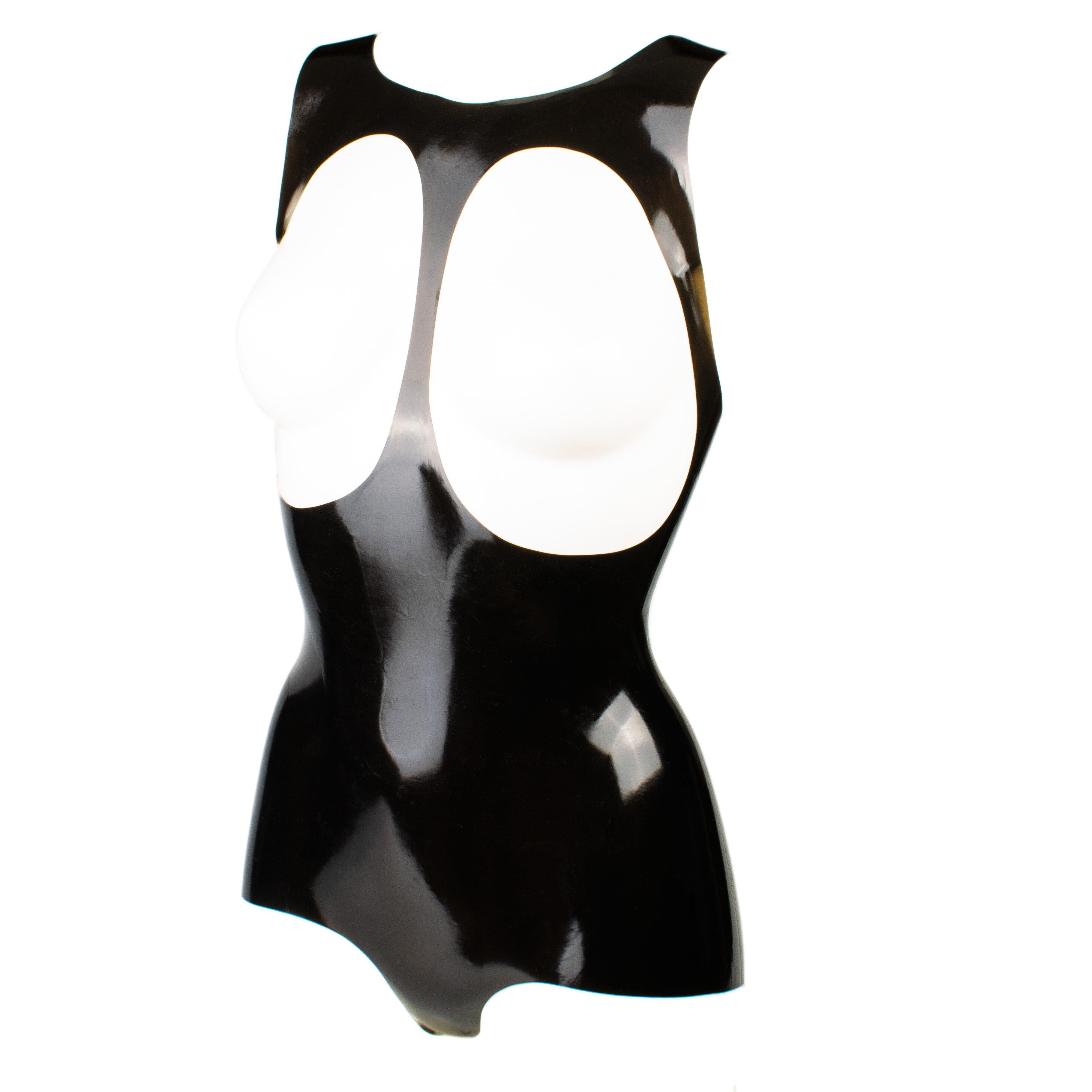 Rubberfashion Latex Body - sexy Latexbody - offene Cups brustfrei